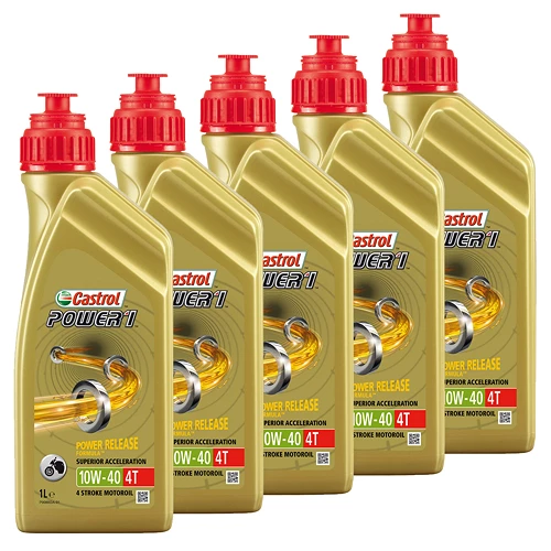 CASTROL 5x 1 L Power 1 4T 10W-40 15043E 3 CASTROL 5x 1 L Power 1 4T 10W-40 15043E