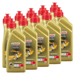 CASTROL 10x 1 L Power 1 Racing 4T 5W-40 14EAFF
