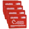 LEINA WERKE 4x Verbandkasten Rot DIN 13164 10000