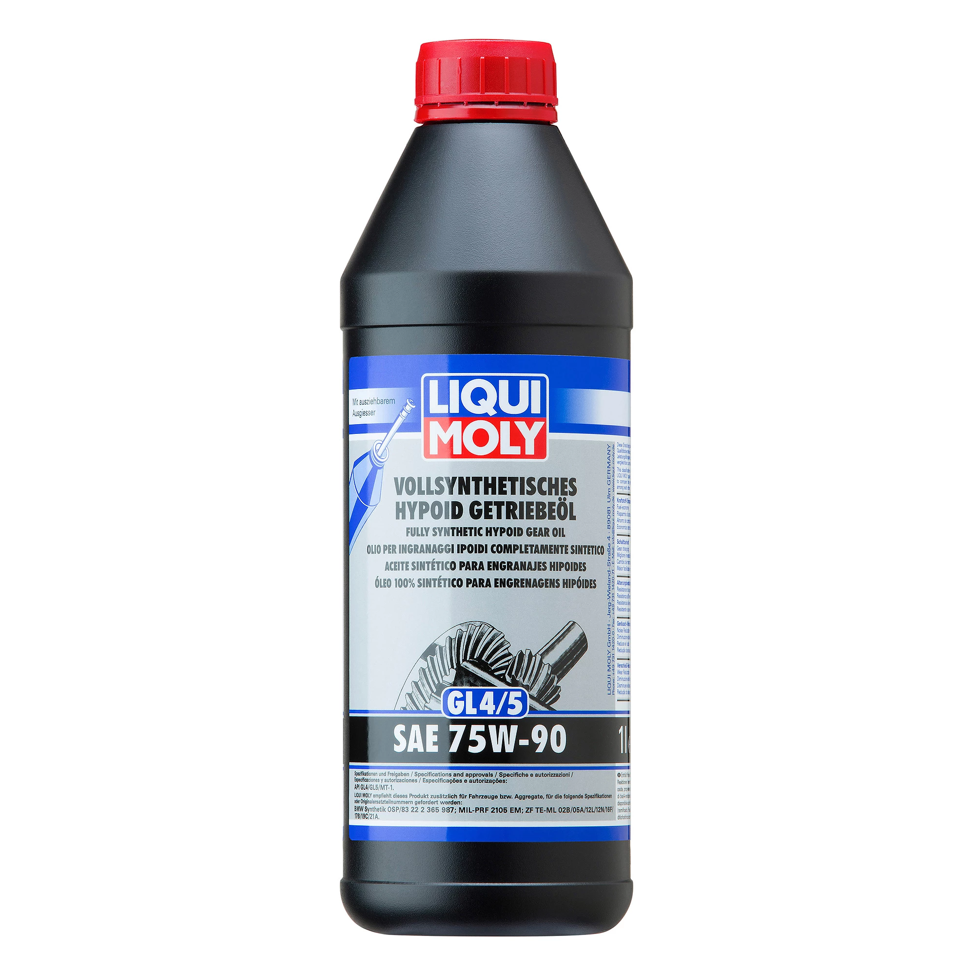 LIQUI MOLY 1 L Vollsynthetisches Hypoid Getriebeöl (GL4/5) 1024 3 LIQUI MOLY 1 L Vollsynthetisches Hypoid Getriebeöl (GL4/5) 1024