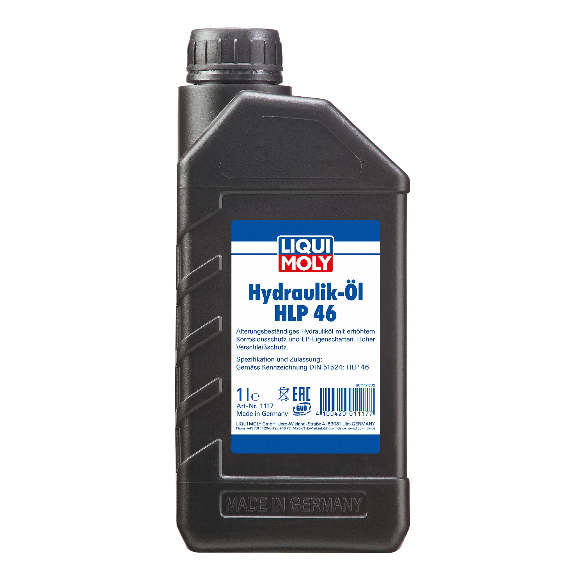 LIQUI MOLY 1 L Hydrauliköl HLP 46 1117 3 LIQUI MOLY 1 L Hydrauliköl HLP 46 1117
