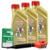 CASTROL 3x 1 L EDGE 0W-20 LL IV + Ölw.-Anhänger + Trichter 15B1B2 -Autoteile Geschäft 1442013