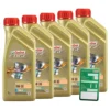 CASTROL 5x 1 L EDGE FLUID 0W-30 + Ölwechsel-Anhänger 1533F3 1 CASTROL 5x 1 L EDGE FLUID 0W-30 + Ölwechsel-Anhänger 1533F3 -Autoteile Geschäft 1443989