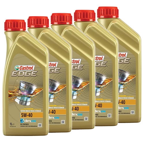 CASTROL 5x 1 L EDGE FLUID TITANIUM 5W-40 1535FA 3 CASTROL 5x 1 L EDGE FLUID TITANIUM 5W-40 1535FA