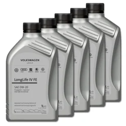 VAG 5x 1 L MOTORÖL 0W-20 Longlife IV FE Group GS60577M2EUR