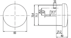 HELLA Warnleuchte 2XD959011-021 -Autoteile Geschäft 2245410