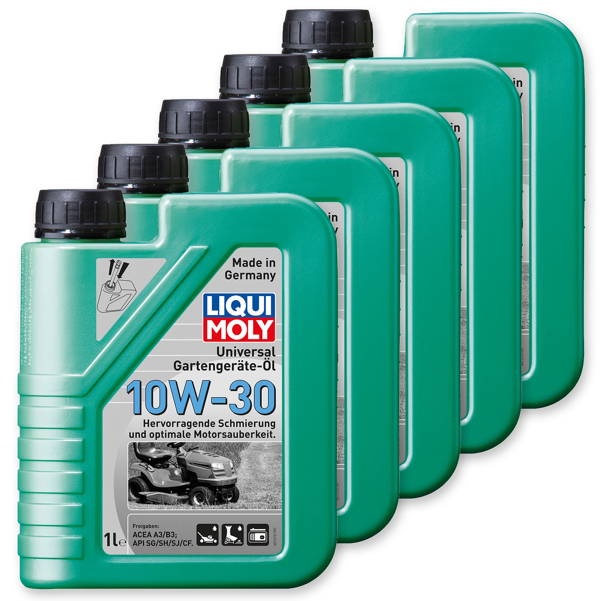 LIQUI MOLY 5x 1 L Universal Gartengeräte-Öl 10W-30 1273 3 LIQUI MOLY 5x 1 L Universal Gartengeräte-Öl 10W-30 1273