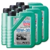 LIQUI MOLY 6x 1 L Universal Gartengeräte-Öl 10W-30 1273
