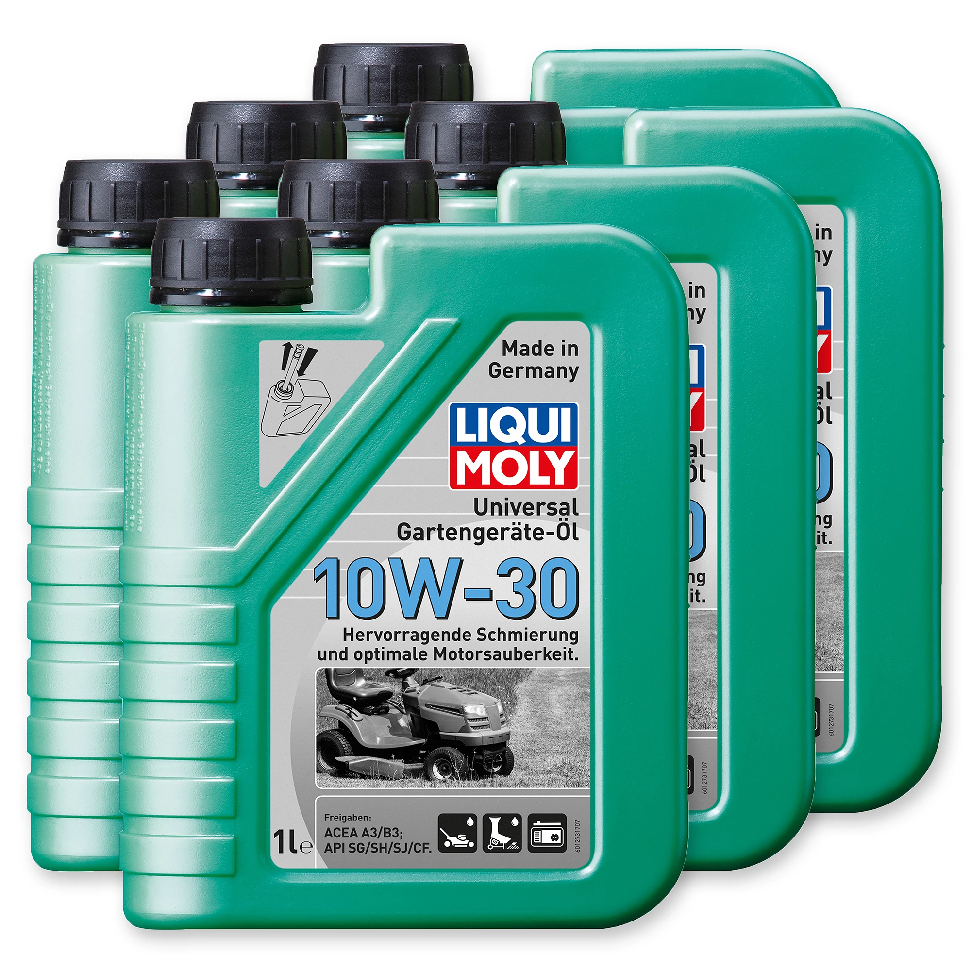 LIQUI MOLY 6x 1 L Universal Gartengeräte-Öl 10W-30 1273 3 LIQUI MOLY 6x 1 L Universal Gartengeräte-Öl 10W-30 1273