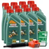 CASTROL 12x 1 L Magnatec 5W-40 C3 + Ölwechsel-Anhänger + Einfülltrichter 15C9C7 -Autoteile Geschäft 2467630