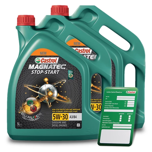 CASTROL 10 L Magnatec STOP-START 5W-30 A3/B4 + Ölwechsel-Anhänger 15C94D 3 CASTROL 10 L Magnatec STOP-START 5W-30 A3/B4 + Ölwechsel-Anhänger 15C94D