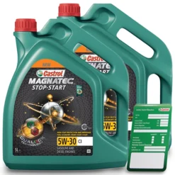 CASTROL 10 L Magnatec Stop-Start 5W-30 C3 + Ölwechsel-Anhänger 15D612