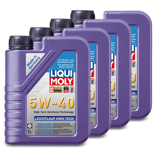 LIQUI MOLY 4x 1 L Leichtlauf High Tech 5W-40 3863 3 LIQUI MOLY 4x 1 L Leichtlauf High Tech 5W-40 3863