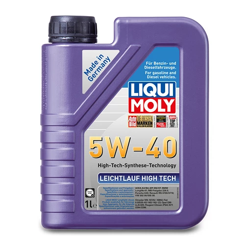 LIQUI MOLY 2x 1 L Leichtlauf High Tech 5W-40 + Ölwechsel-Anhänger + Einfüllt 3863 4 LIQUI MOLY 2x 1 L Leichtlauf High Tech 5W-40 + Ölwechsel-Anhänger + Einfüllt 3863 – Bild 2
