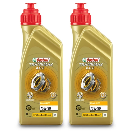 CASTROL 2x 1 L TRANSMAX Axle Long Life 75W-90 15D6ED 3 CASTROL 2x 1 L TRANSMAX Axle Long Life 75W-90 15D6ED