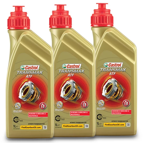 CASTROL 3x 1 L TRANSMAX DEXRON®-VI MERCON® LV 15D73A 3 CASTROL 3x 1 L TRANSMAX DEXRON®-VI MERCON® LV 15D73A