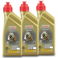 CASTROL 3x 1 L Transmax Manual Multivehicle 75W-90 15D812 -Autoteile Geschäft 2533178