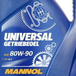 MANNOL 4 L Universal Getriebeöl 80W-90 API GL-4 MN8107-4 -Autoteile Geschäft 2533309