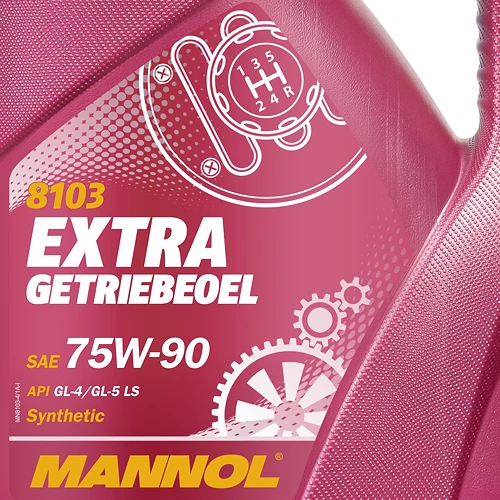 MANNOL 4 L Extra Getriebeöl 75W-90 API GL-5 LS MN8103-4 4 MANNOL 4 L Extra Getriebeöl 75W-90 API GL-5 LS MN8103-4 – Bild 2