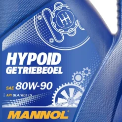 MANNOL 8 L Hypoid Getriebeöl 80W-90 API GL-4/GL-5 LS (Limited Slip) MN8106-4 -Autoteile Geschäft 2536807