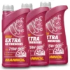 MANNOL 3x 1 L Extra Getriebeöl 75W-90 API GL-5 LS (Limited Slip) MN8103-1 -Autoteile Geschäft 2536846