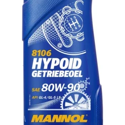 MANNOL 3x 1 L Hypoid Getriebeoel 80W-90 API GL-4/GL-5 LS (Limited Slip) MN8106-1 -Autoteile Geschäft 2537126
