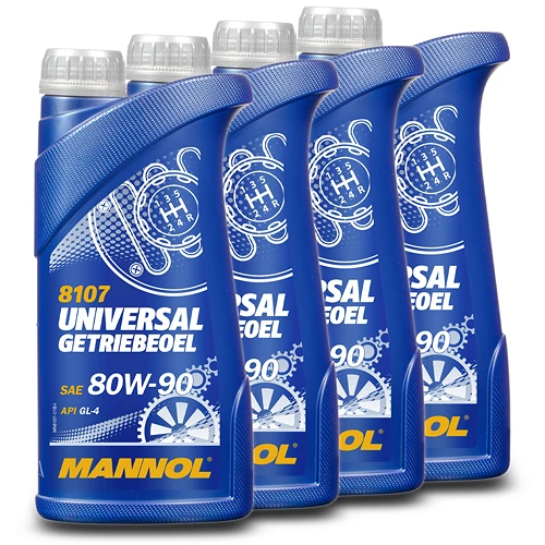 MANNOL 4x 1 L Universal Getriebeöl 80W-90 API GL-4 MN8107-1 3 MANNOL 4x 1 L Universal Getriebeöl 80W-90 API GL-4 MN8107-1