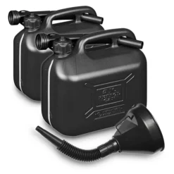 PROPLUS 2x Benzinkanister 5L Kunststoff UN-geprüft + Trichter 40371977
