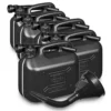 PROPLUS 5x Benzinkanister 5L Kunststoff UN-geprüft + Trichter 40371983