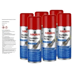 NIGRIN 6x 200ml Starthilfe-Spray 74040