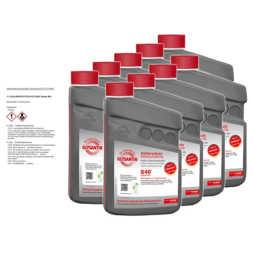 GLYSANTIN 9x 1 L G40® Ready Mix Kühlerschutz Pink 50673195 3 GLYSANTIN 9x 1 L G40® Ready Mix Kühlerschutz Pink 50673195