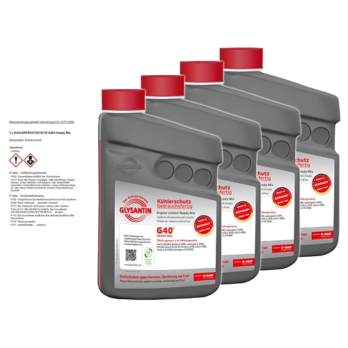 GLYSANTIN 4x 1 L G40® Ready Mix Kühlerschutz Pink 50673195 3 GLYSANTIN 4x 1 L G40® Ready Mix Kühlerschutz Pink 50673195