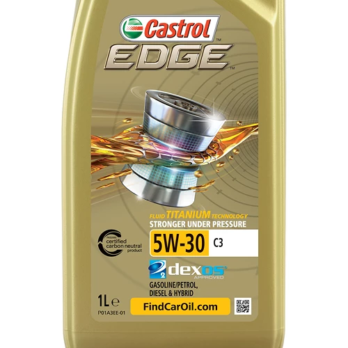 CASTROL 2x 1 L EDGE FLUID TITANIUM 5W-30 C3 + Ölwechsel-Anhänger 15530C 4 CASTROL 2x 1 L EDGE FLUID TITANIUM 5W-30 C3 + Ölwechsel-Anhänger 15530C – Bild 2