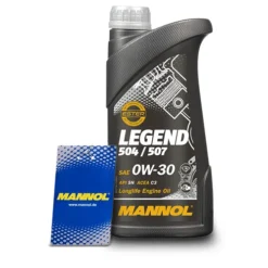 MANNOL 1 L LEGEND 504/507 + Ölwechsel-Anhänger MN7730-1
