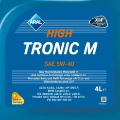 ARAL 4 L HighTronic M 5W-40 154FE8 -Autoteile Geschäft 3104788