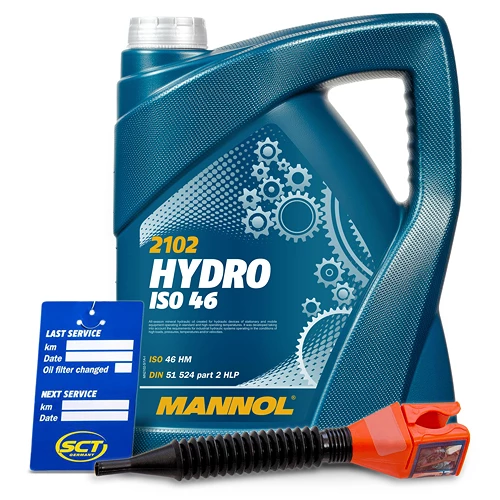 MANNOL 5 L Hydro ISO 46 Hydrauliköl + Ölwechsel-Anhänger + Einfülltricht MN2102-5 3 MANNOL 5 L Hydro ISO 46 Hydrauliköl + Ölwechsel-Anhänger + Einfülltricht MN2102-5