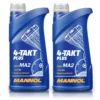 MANNOL 2x 1 L 4-Takt Plus Motoröl MN7202-1