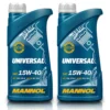 MANNOL 2x 1 L Universal 15W-40 MN7405-1 -Autoteile Geschäft 3387150