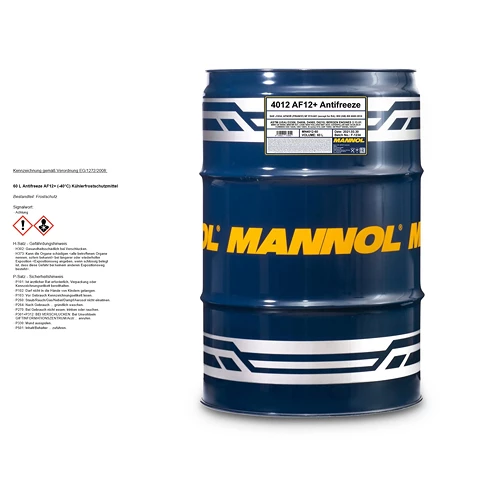 MANNOL 60 L Antifreeze AF12+ (-40°C) Kühlerfrostschutzmittel MN4012-60 3 MANNOL 60 L Antifreeze AF12+ (-40°C) Kühlerfrostschutzmittel MN4012-60