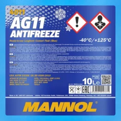 MANNOL 10 L Antifreeze AG11 (-40) Longterm Kühlerfrostschutzmittel MN4011-10 7 MANNOL 10 L Antifreeze AG11 (-40) Longterm Kühlerfrostschutzmittel MN4011-10 -Autoteile Geschäft 3398079