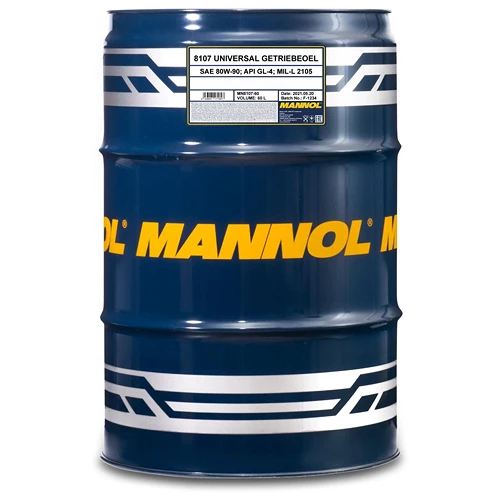 MANNOL 60 L Universal GL-4 80W-90 Getriebeöl MN8107-60 3 MANNOL 60 L Universal GL-4 80W-90 Getriebeöl MN8107-60