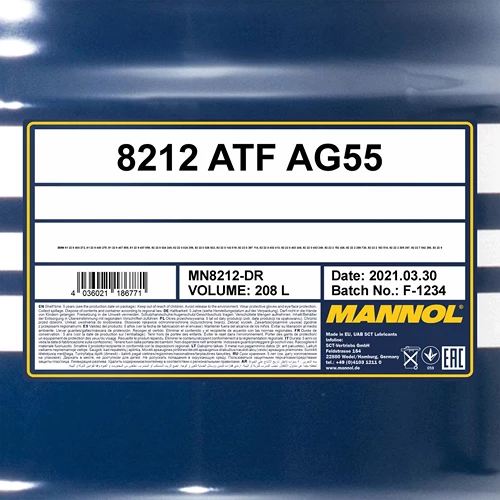 MANNOL 208 L ATF AG 55 Automatic Special Getriebeöl MN8212-DR 4 MANNOL 208 L ATF AG 55 Automatic Special Getriebeöl MN8212-DR – Bild 2