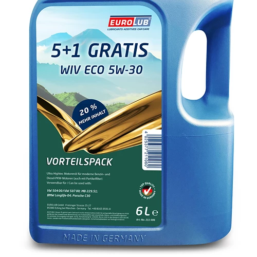 EUROLUB 6 L WIV ECO 5W/30 211006 4 EUROLUB 6 L WIV ECO 5W/30 211006 – Bild 2