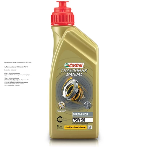 CASTROL 1 L Transmax Manual Multivehicle 75W-90 15D812 3 CASTROL 1 L Transmax Manual Multivehicle 75W-90 15D812