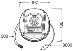 OSRAM Druckluftreifenprüfer/-füller OTI450 7 OSRAM Druckluftreifenprüfer/-füller OTI450 -Autoteile Geschäft 3600954