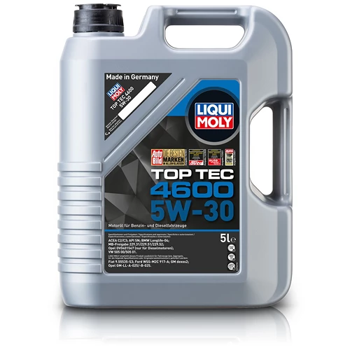LIQUI MOLY 7 L Top Tec 4600 5W-30 + Ölwechsel-Anhänger + Trichter 3756 4 LIQUI MOLY 7 L Top Tec 4600 5W-30 + Ölwechsel-Anhänger + Trichter 3756 – Bild 2