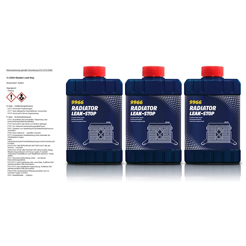 MANNOL 3x 325ml Radiator Leak-Stop 9966 3 MANNOL 3x 325ml Radiator Leak-Stop 9966
