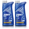 MANNOL 2x 1 L 2-Takt Plus Motoröl MN7204-1