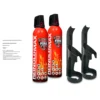 REINOLDMAX 2x 750ml Feuerlöschspray STOP FIRE + 2x Wandhalter RM750