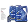 MANNOL 2x 5 L CLASSIC 10W-40 Motoröl + 2x 250 Ml Oil Leak Stop MN7501-5